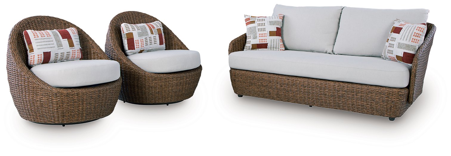 Double Point Outdoor Seating Set - Atchison Furniture Company (Atchison, KS)