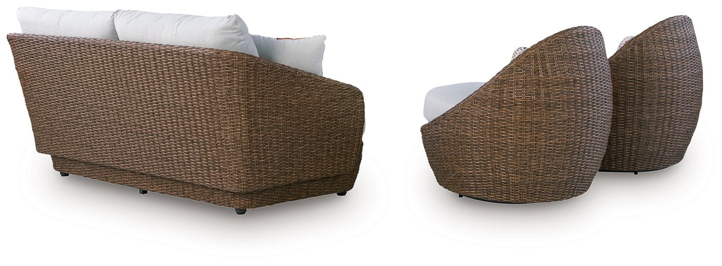 Double Point Outdoor Seating Set - Atchison Furniture Company (Atchison, KS)
