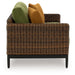 Horizon Hall Outdoor Loveseat with Cushion - Atchison Furniture Company (Atchison, KS)