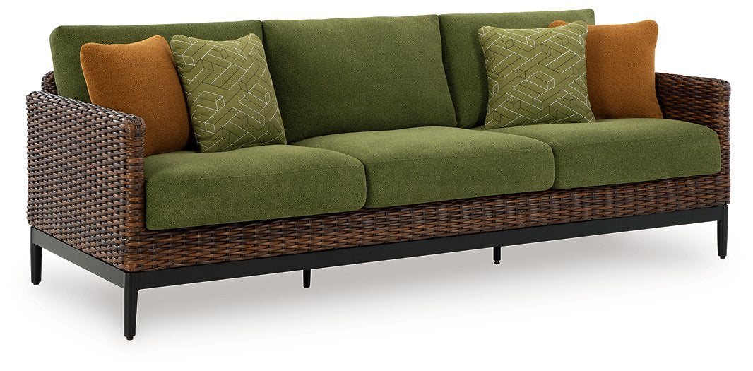 Horizon Hall Outdoor Sofa with Cushion - Atchison Furniture Company (Atchison, KS)