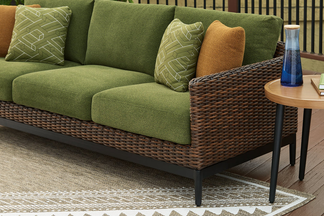 Horizon Hall Outdoor Sofa with Cushion - Atchison Furniture Company (Atchison, KS)