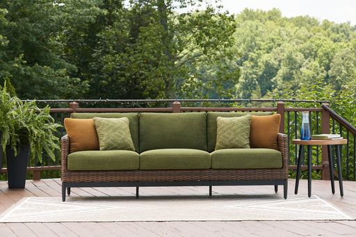 Horizon Hall Outdoor Sofa with Cushion - Atchison Furniture Company (Atchison, KS)