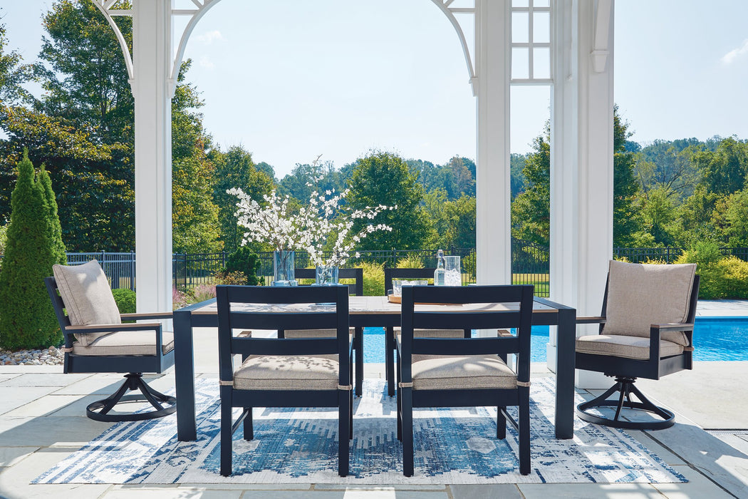 East Beach Outdoor Dining Set - Atchison Furniture Company (Atchison, KS)
