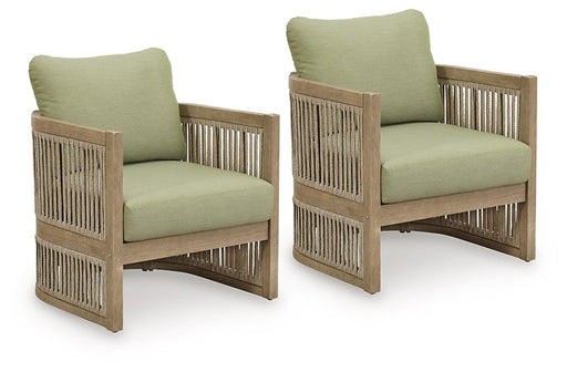 Serena Shores Outdoor Lounge Chair (Set of 2) - Atchison Furniture Company (Atchison, KS)