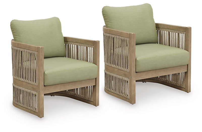 Serena Shores Outdoor Lounge Chair (Set of 2) - Atchison Furniture Company (Atchison, KS)
