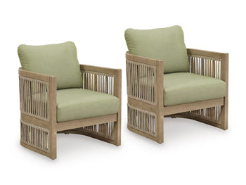 Serena Shores Outdoor Lounge Chair (Set of 2) - Atchison Furniture Company (Atchison, KS)