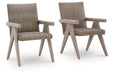 Cliff Trails Outdoor Arm Chair (Set of 2) - Atchison Furniture Company (Atchison, KS)