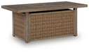 Laguna Heights Outdoor Fire Pit Table - Atchison Furniture Company (Atchison, KS)
