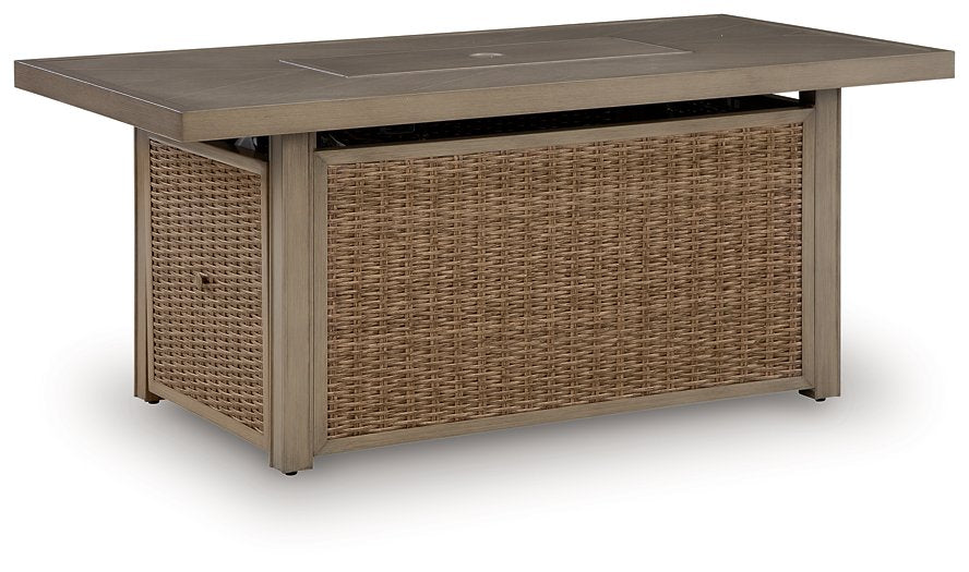 Laguna Heights Outdoor Fire Pit Table - Atchison Furniture Company (Atchison, KS)