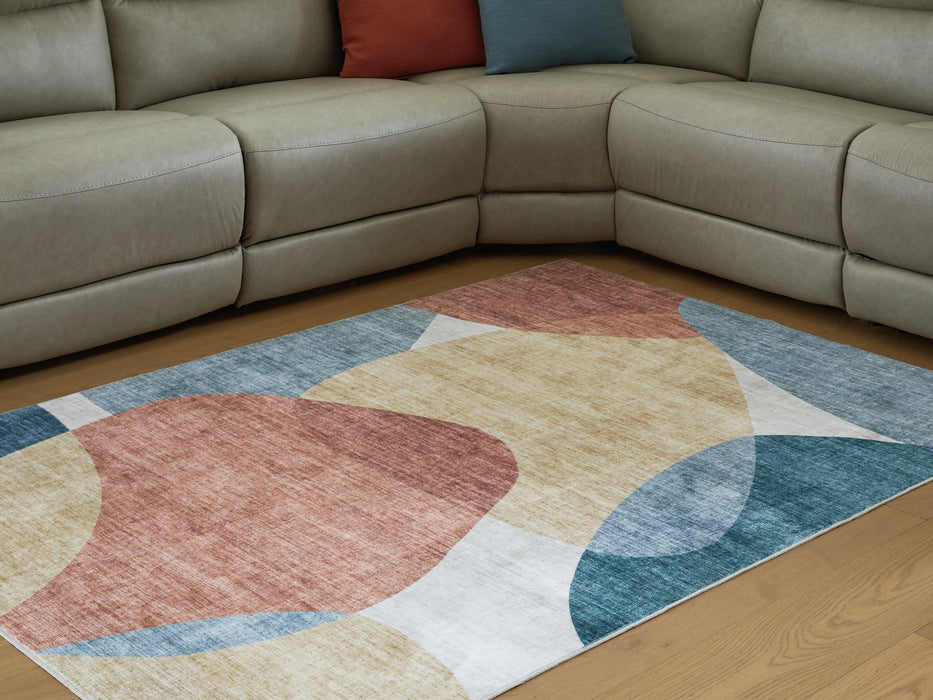 Chanleigh Washable 5' x 7' Area Rug - Atchison Furniture Company (Atchison, KS)