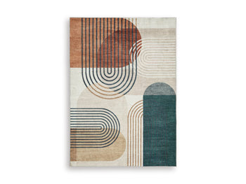 Farrendale Washable Area Rug - Atchison Furniture Company (Atchison, KS)