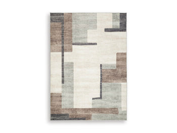 Larkport Washable Area Rug - Atchison Furniture Company (Atchison, KS)