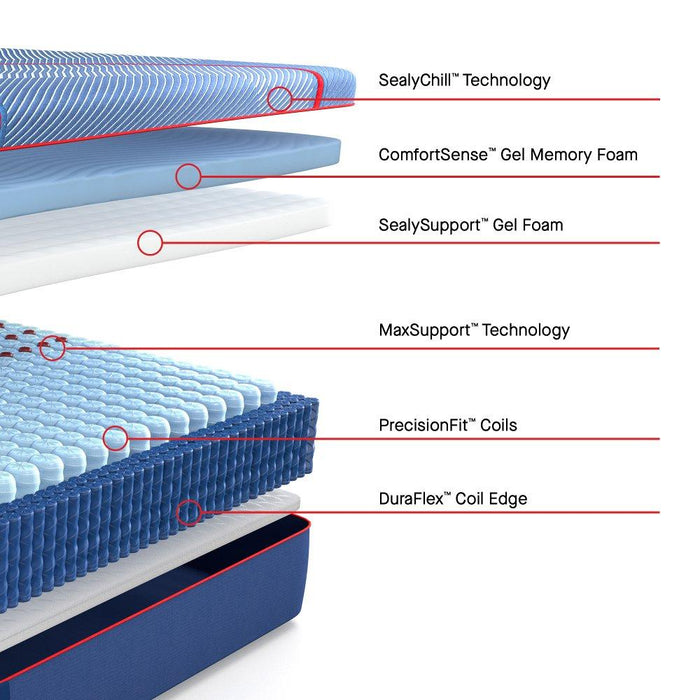 Albany II Hybrid Mattress - Atchison Furniture Company (Atchison, KS)