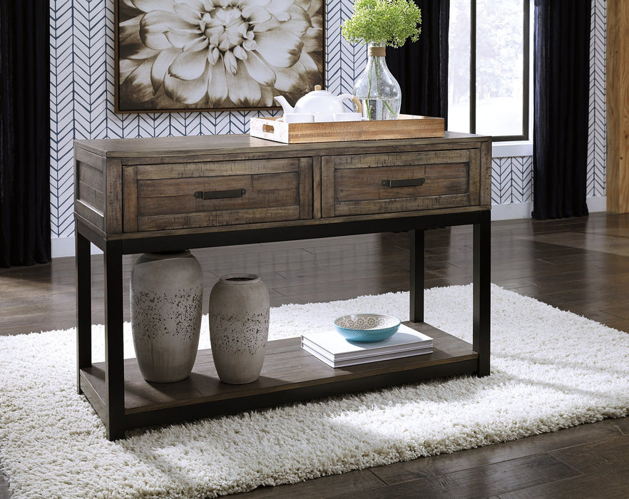 Johurst Sofa/Console Table - Atchison Furniture Company (Atchison, KS)