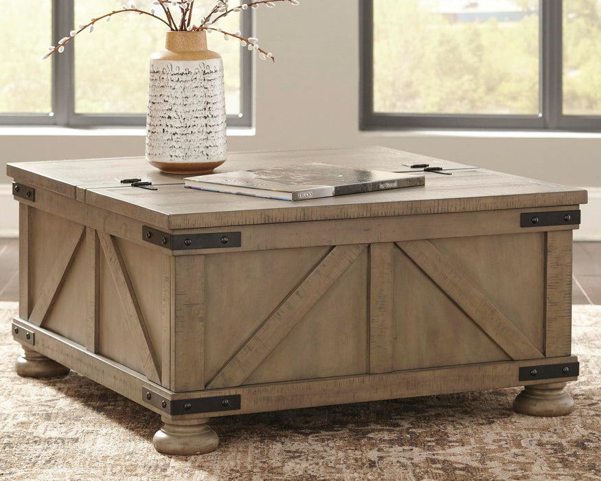 Aldwin Coffee Table With Storage - Atchison Furniture Company (Atchison, KS)