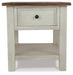Bolanburg End Table - Atchison Furniture Company (Atchison, KS)