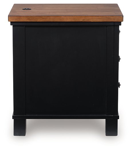 Wildenauer Chairside End Table - Atchison Furniture Company (Atchison, KS)