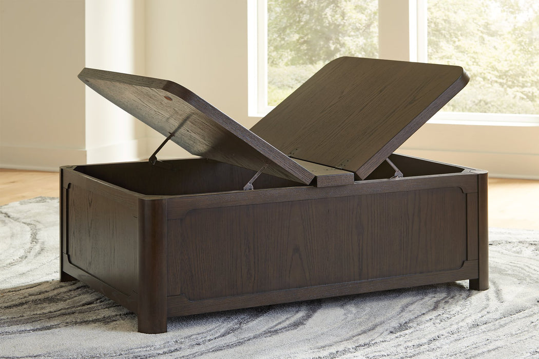 Breckington Coffee Table With Storage - Atchison Furniture Company (Atchison, KS)