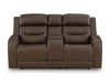 Knightington Power Reclining Loveseat with Audio Seating - Atchison Furniture Company (Atchison, KS)