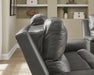 Bleckley Power Reclining Loveseat with Console - Atchison Furniture Company (Atchison, KS)