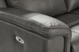 Bleckley Power Reclining Loveseat with Console - Atchison Furniture Company (Atchison, KS)