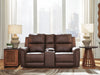Bleckley Power Reclining Loveseat with Console - Atchison Furniture Company (Atchison, KS)