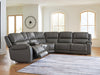 5Z - Pittson Power Reclining Sectional - Atchison Furniture Company (Atchison, KS)