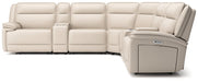 Double Deal Reclining Sectional with 2 Consoles - Atchison Furniture Company (Atchison, KS)