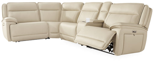 Double Deal Reclining Sectional with Console - Atchison Furniture Company (Atchison, KS)