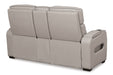 Boyington Power Reclining Loveseat with Console - Atchison Furniture Company (Atchison, KS)