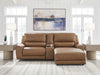 DeepWakes Power Reclining Sectional with Chaise - Atchison Furniture Company (Atchison, KS)