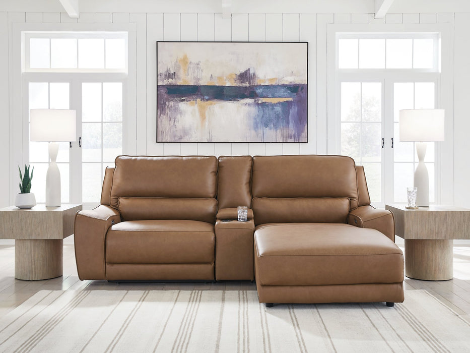DeepWakes Power Reclining Sectional with Chaise - Atchison Furniture Company (Atchison, KS)