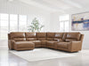 DeepWakes Power Reclining Sectional with Chaise - Atchison Furniture Company (Atchison, KS)