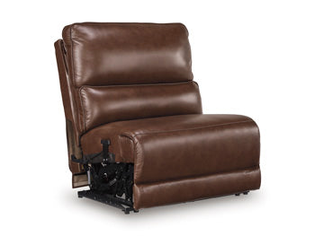 DeepWakes Reclining Sectional with Storage Console - Atchison Furniture Company (Atchison, KS)