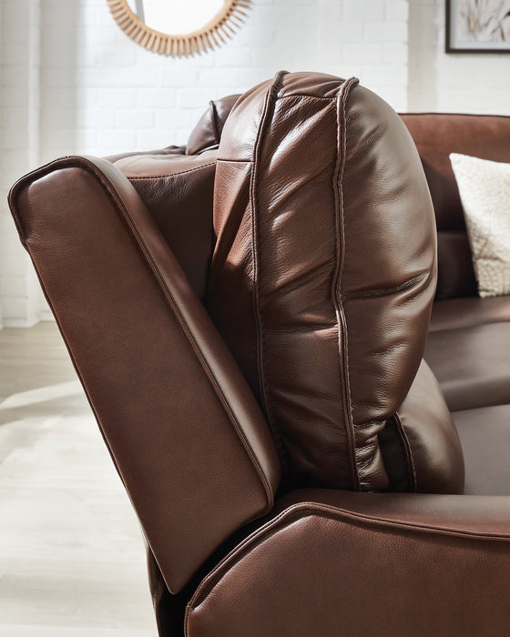DeepWakes Power Reclining Sectional with Chaise - Atchison Furniture Company (Atchison, KS)