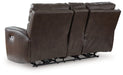Crossplex Power Reclining Loveseat with Console - Atchison Furniture Company (Atchison, KS)