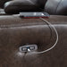 Crossplex Power Reclining Loveseat with Console - Atchison Furniture Company (Atchison, KS)
