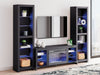 Cayberry Entertainment Center with Electric Fireplace - Atchison Furniture Company (Atchison, KS)