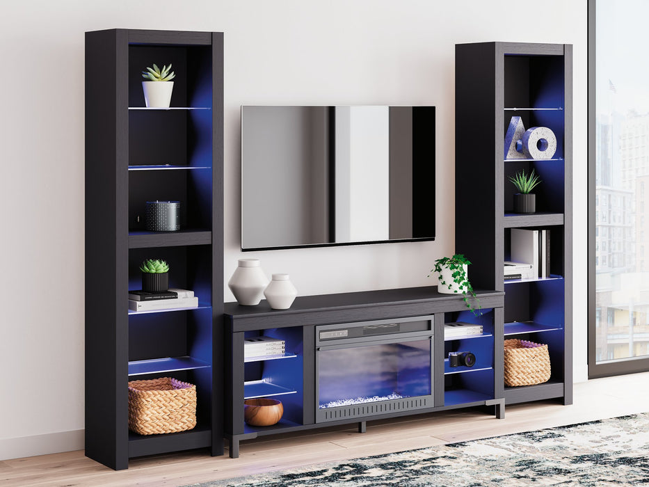 Cayberry Entertainment Center with Electric Fireplace - Atchison Furniture Company (Atchison, KS)