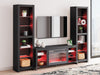 Cayberry Entertainment Center with Electric Fireplace - Atchison Furniture Company (Atchison, KS)