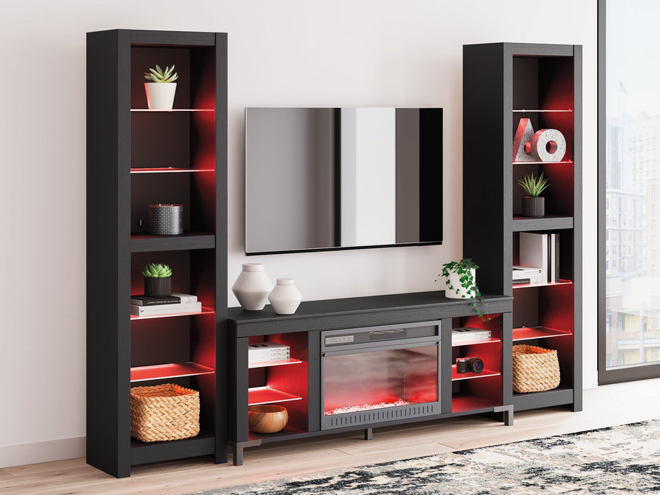 Cayberry Entertainment Center with Electric Fireplace - Atchison Furniture Company (Atchison, KS)