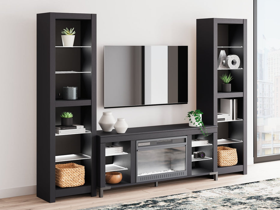 Cayberry Entertainment Center with Electric Fireplace - Atchison Furniture Company (Atchison, KS)