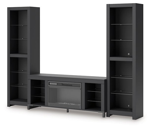 Cayberry Entertainment Center with Electric Fireplace - Atchison Furniture Company (Atchison, KS)