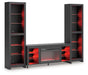 Cayberry Entertainment Center with Electric Fireplace - Atchison Furniture Company (Atchison, KS)