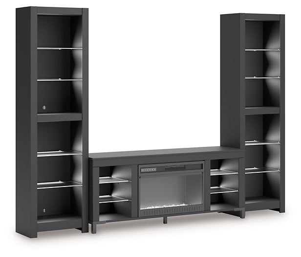 Cayberry Entertainment Center with Electric Fireplace - Atchison Furniture Company (Atchison, KS)