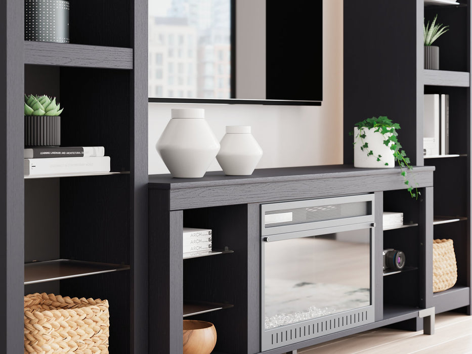 Cayberry Entertainment Center with Electric Fireplace - Atchison Furniture Company (Atchison, KS)