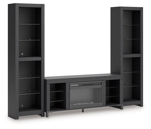Cayberry Entertainment Center with Electric Fireplace - Atchison Furniture Company (Atchison, KS)