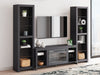 Cayberry Entertainment Center with Electric Fireplace - Atchison Furniture Company (Atchison, KS)