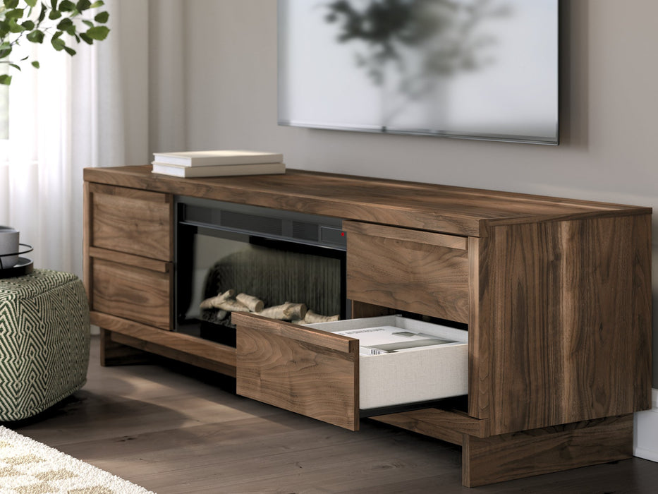 Zadilyn 72" TV Stand with Electric Fireplace - Atchison Furniture Company (Atchison, KS)