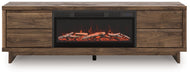 Zadilyn 72" TV Stand with Electric Fireplace - Atchison Furniture Company (Atchison, KS)